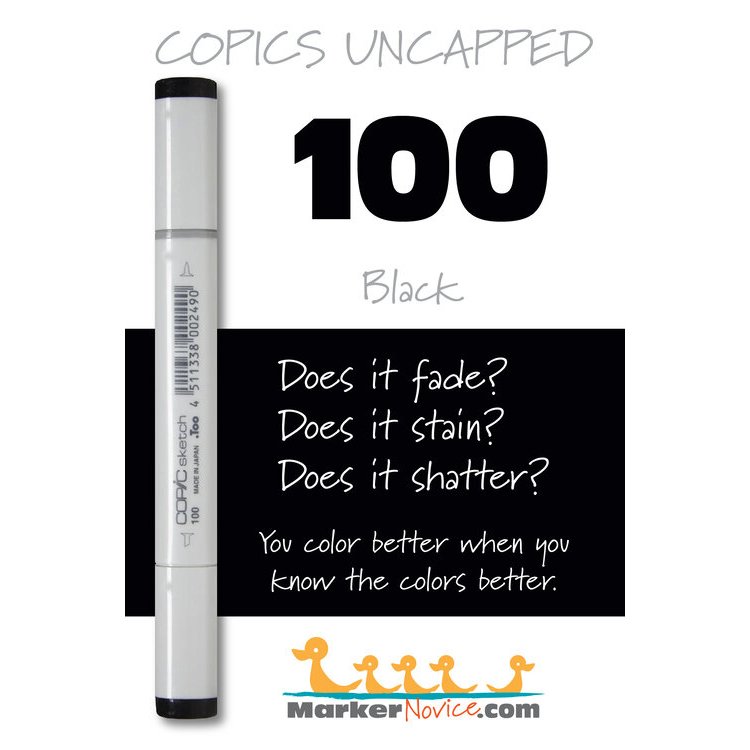 Copic Sketch Marker - 100 Black