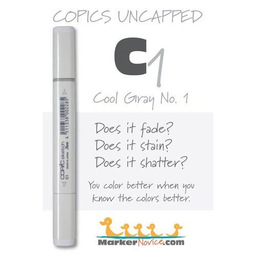 COOL GRAYS Copic Sketch Markers - Creative Escape