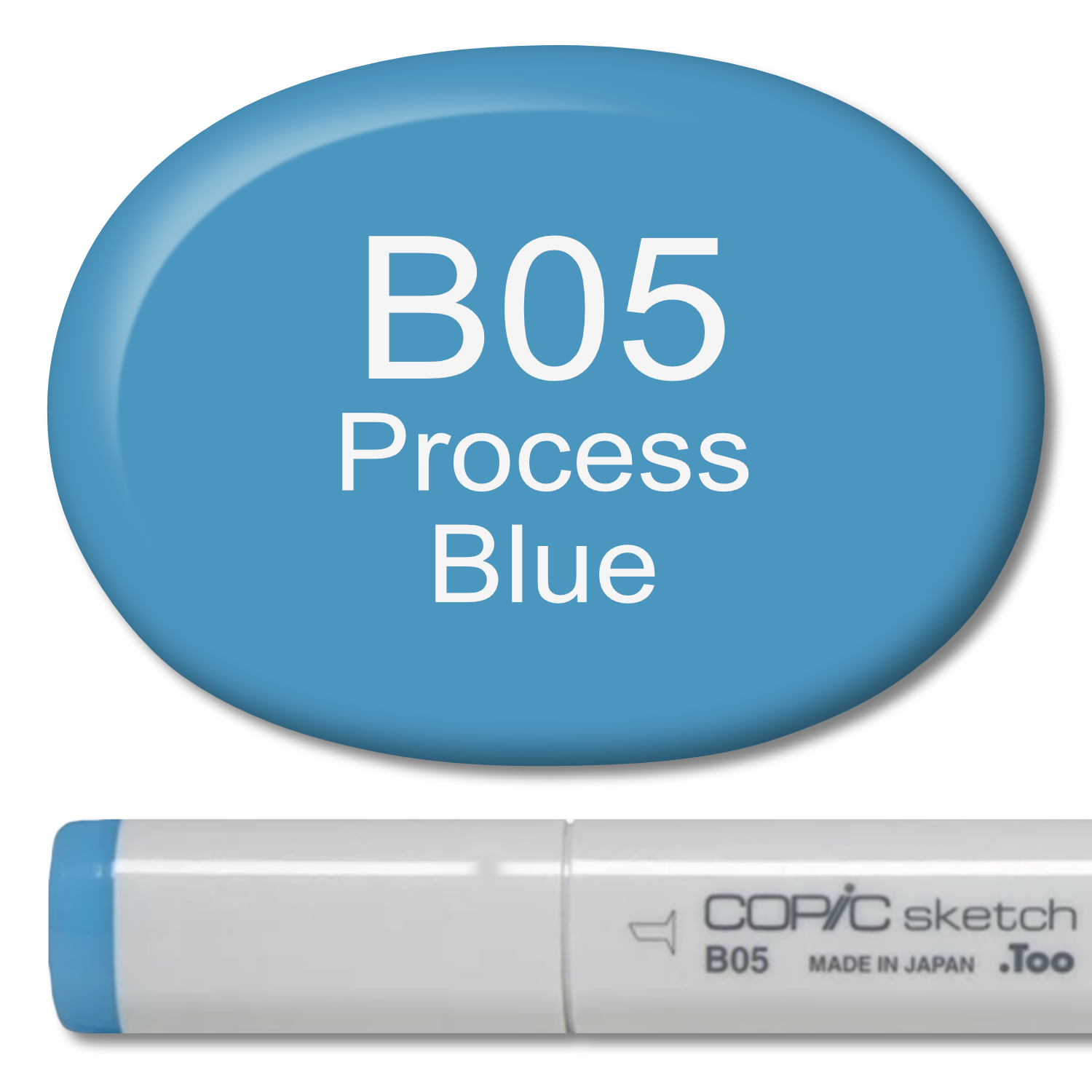 B05 - Copic Sketch Marker Process Blue