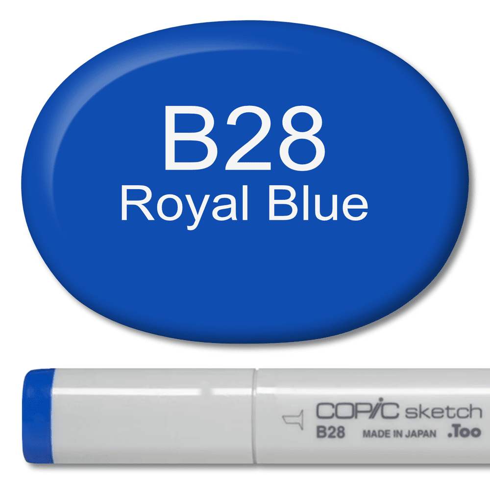 B28 - Copic Sketch Marker Royal Blue — Violeta Ink