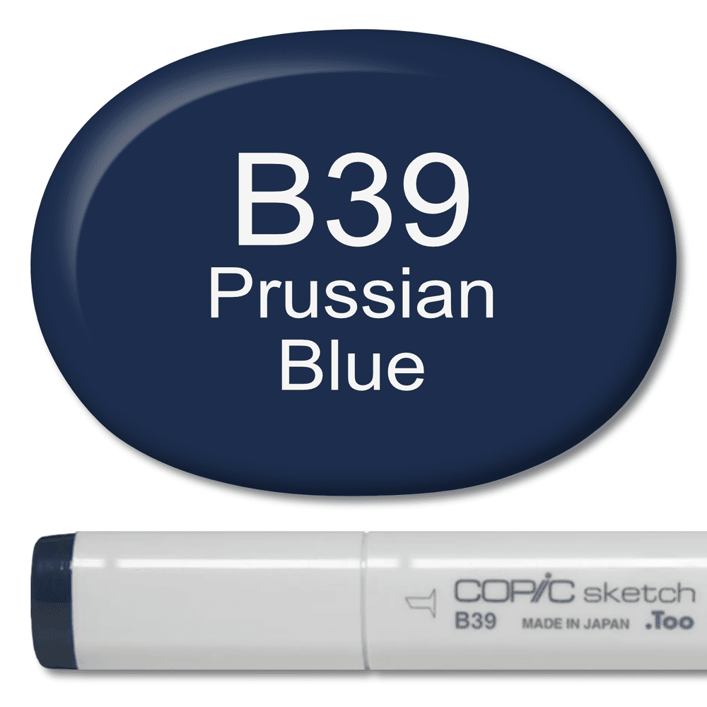 B39 - Copic Sketch Marker Prussian Blue — Violeta Ink