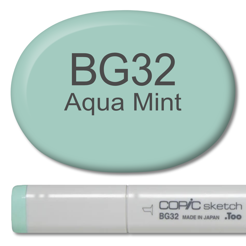 BG32 - Copic Sketch Marker Aqua Mint — Violeta Ink