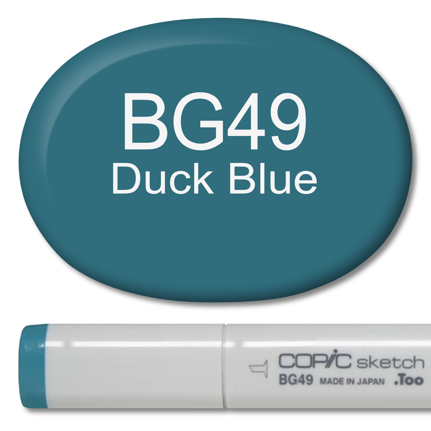 BG49 - Copic Sketch Marker Duck Blue