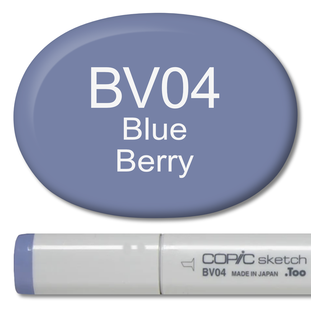 BV04 - Copic Sketch Marker Blue Berry — Violeta Ink