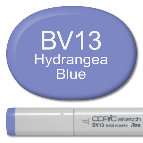 BV13 - Copic Sketch Marker Hydrangea Blue — Violeta Ink