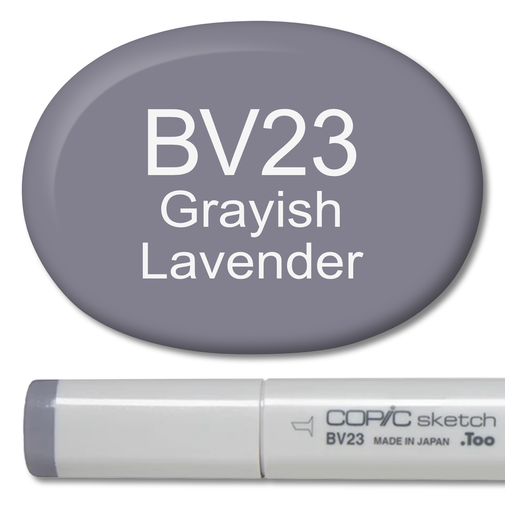 BV23 Copic Sketch Marker Grayish Lavender — Violeta Ink