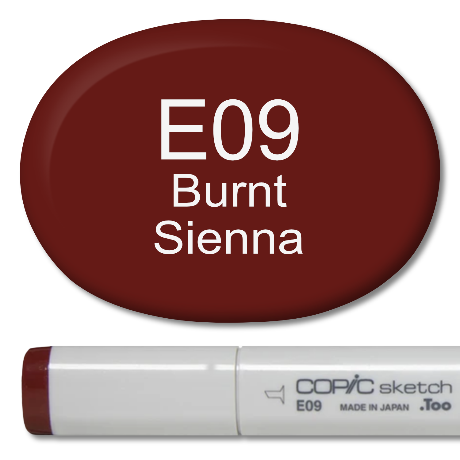 E09 - Copic Sketch Marker Burnt Sienna
