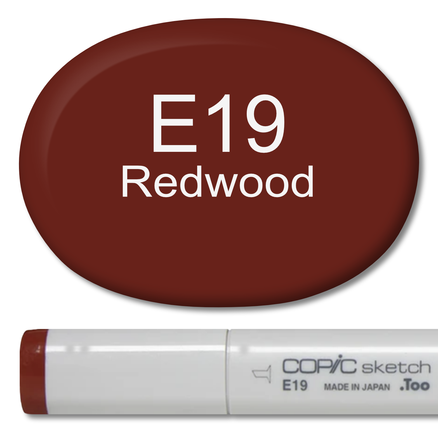E19 - Copic Sketch Marker Redwood