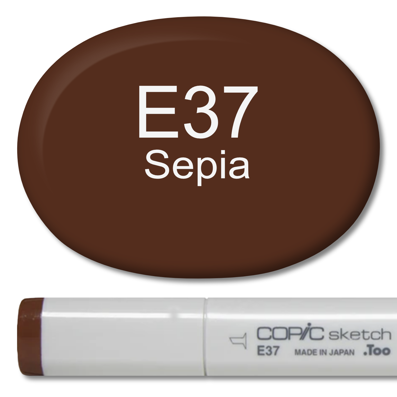 E37 - Copic Sketch Marker Sepia