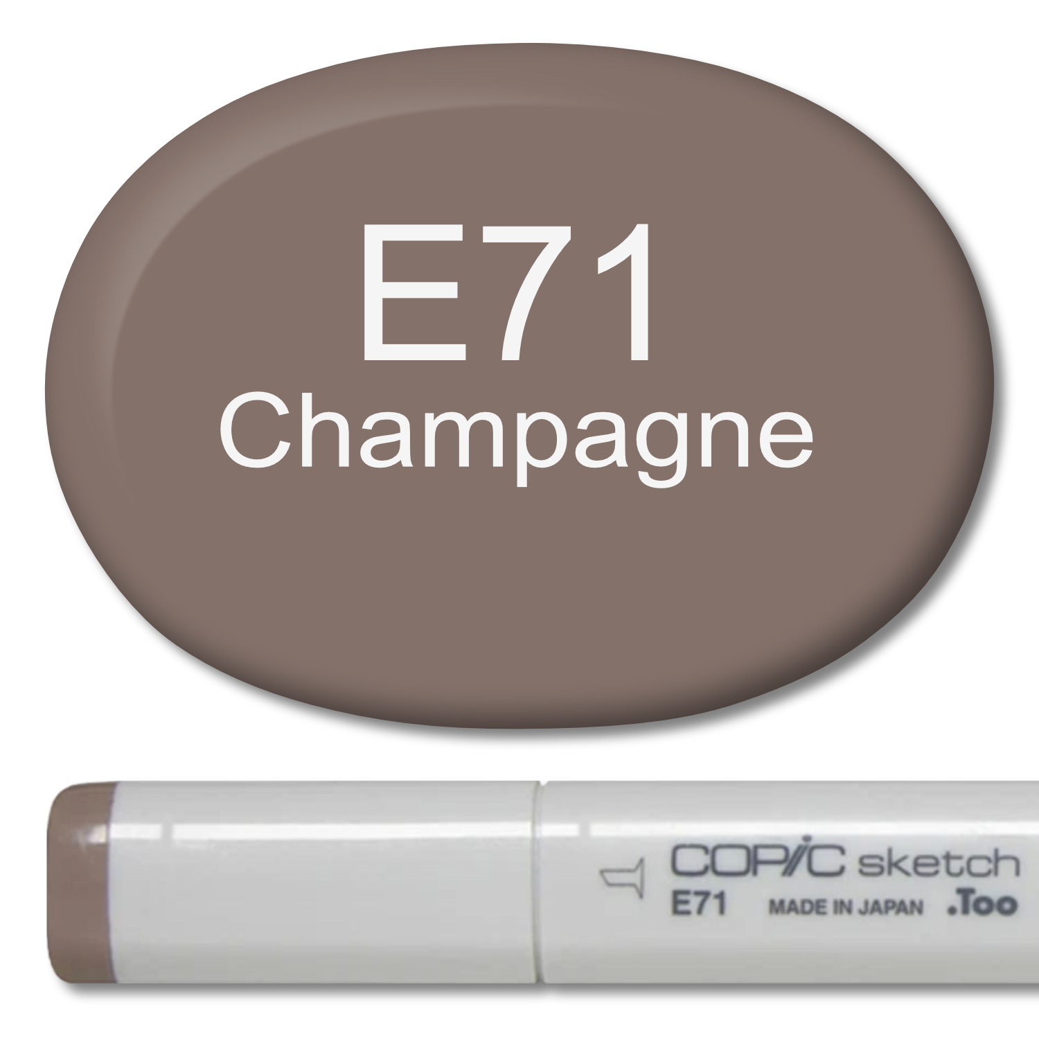 E71 - Copic Sketch Marker Champagne