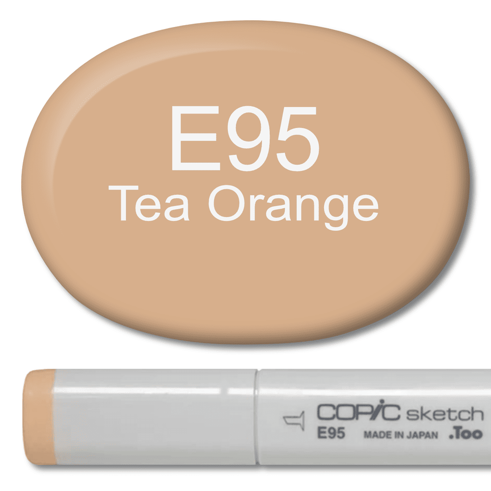 E95 - Copic Sketch Marker Tea Orange — Violeta Ink