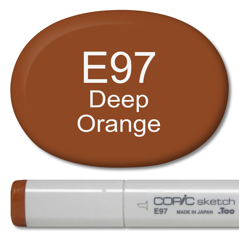 E97 - Copic Sketch Marker Deep Orange — Violeta Ink