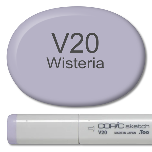 V20 - Copic Sketch Marker Wisteria — Violeta Ink
