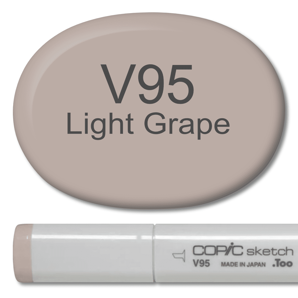 V95 - Copic Sketch Marker Light Grape — Violeta Ink