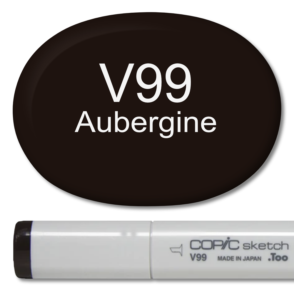 V99 - Copic Sketch Marker Aubergine — Violeta Ink