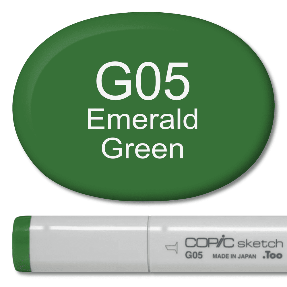 G05 - Copic Sketch Marker Emerald Green — Violeta Ink