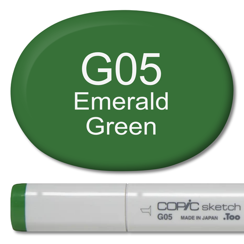 G05 - Copic Sketch Marker Emerald Green — Violeta Ink