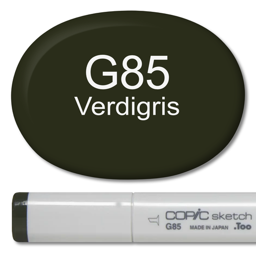 G85 - Copic Sketch Marker Verdigris — Violeta Ink