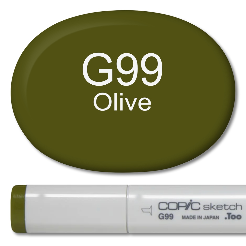 G94 - Copic Sketch Marker Grayish Olive — Violeta Ink