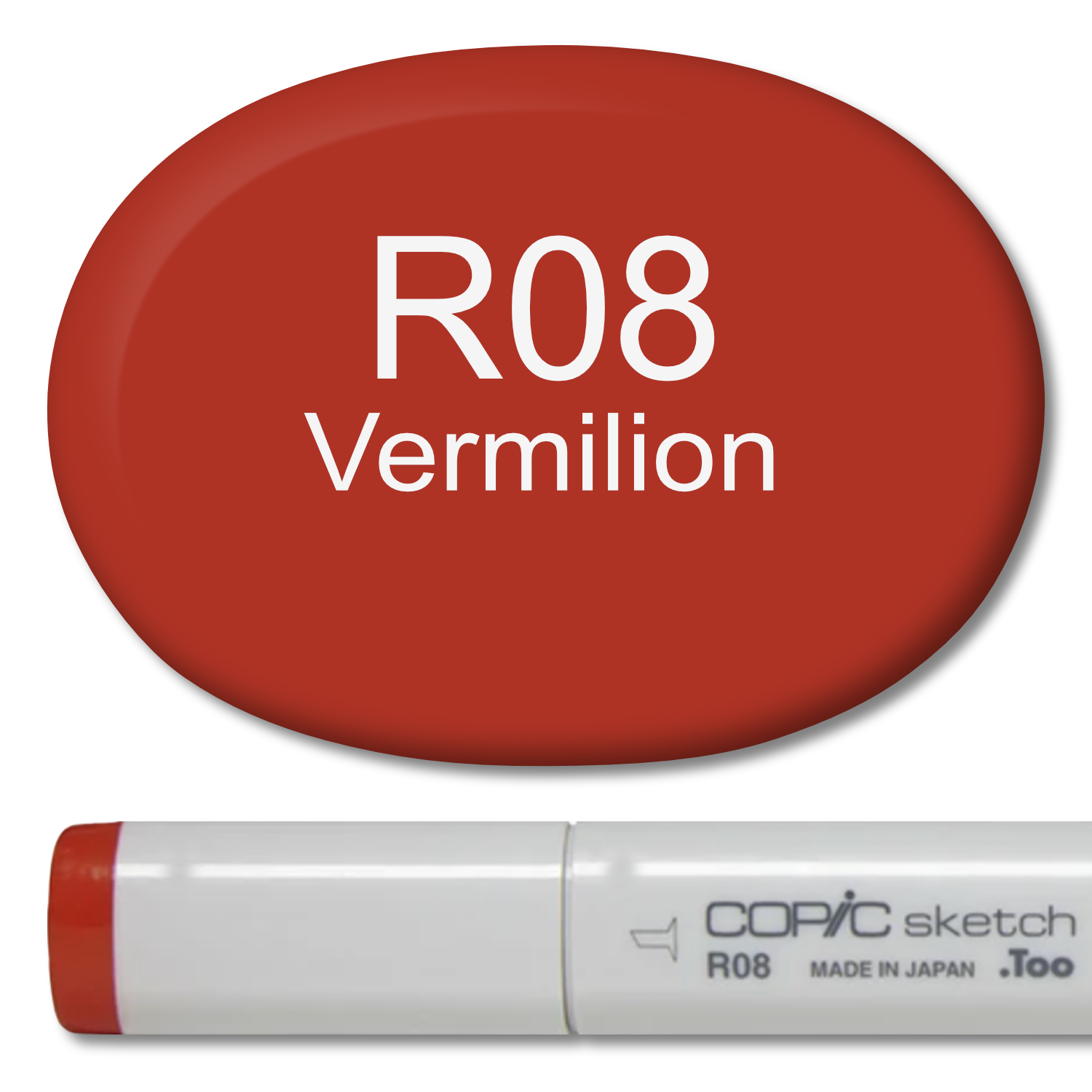 R08 - Copic Sketch Marker Vermilion