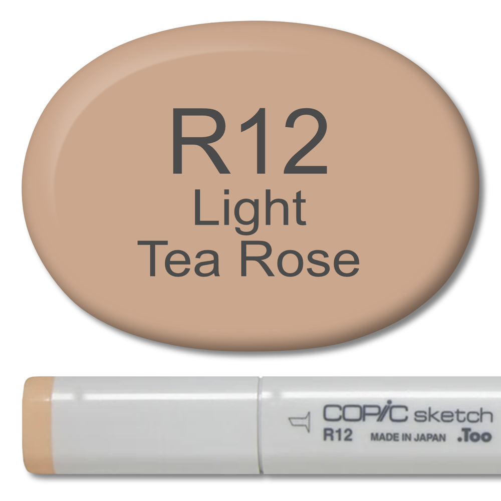 R12 - Copic Sketch Marker Light Tea Rose — Violeta Ink