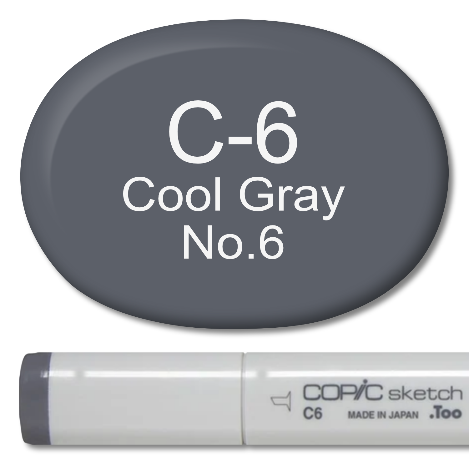 C6 - Copic Sketch Marker Cool Gray