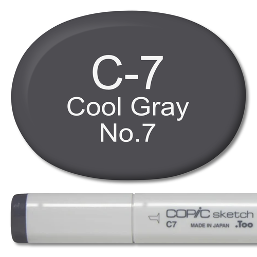 C7 - Copic Sketch Marker Cool Gray — Violeta Ink