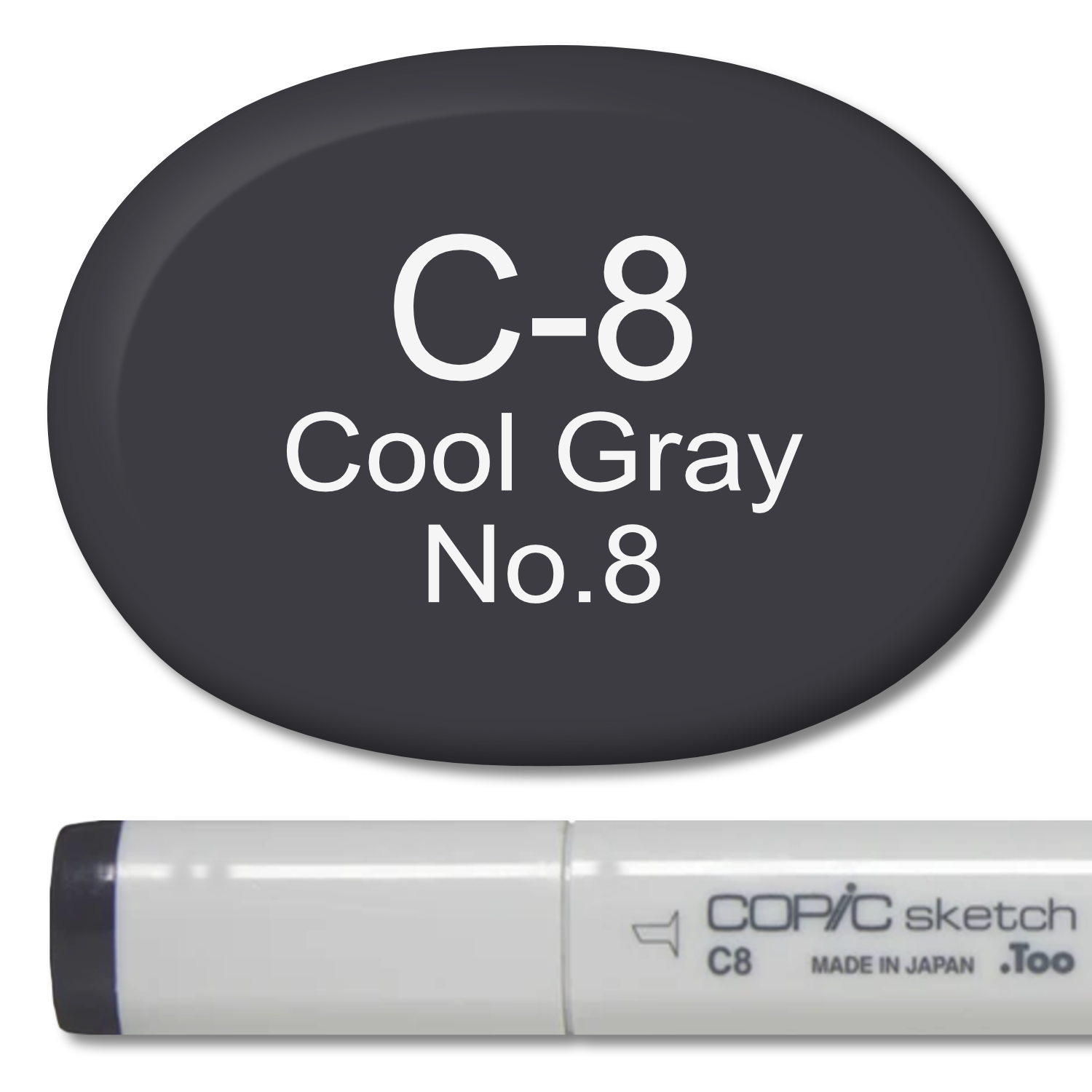 C8 - Copic Sketch Marker Cool Gray