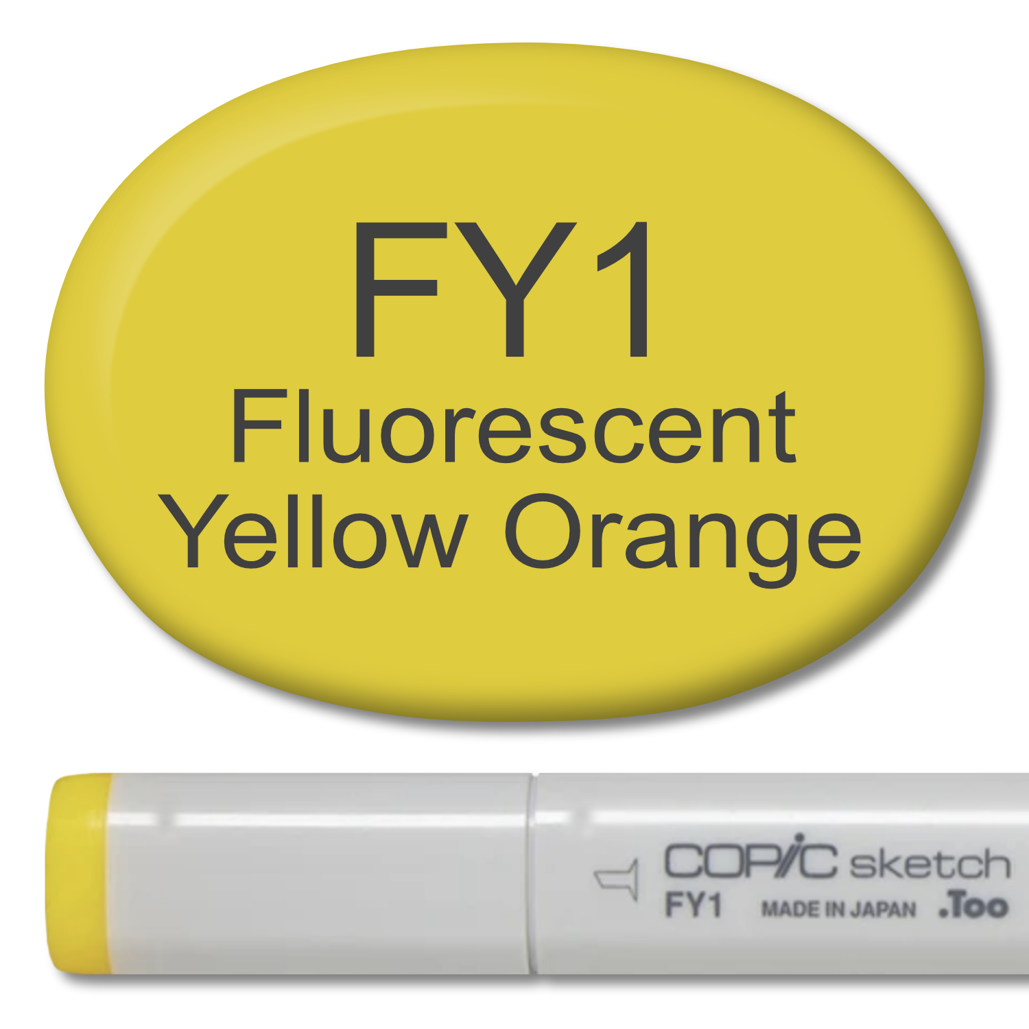 FY1 - Copic Sketch Fluorescent Yellow Orange (FY)