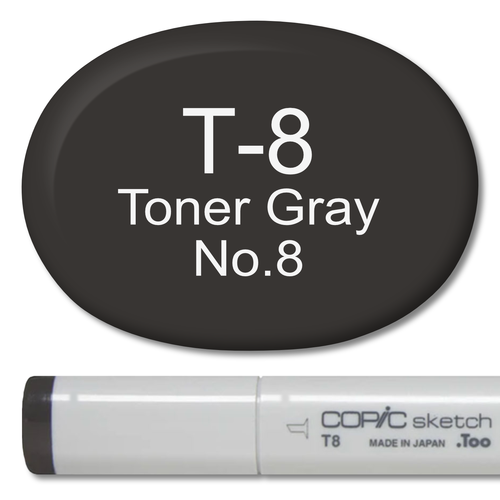 T8 - Copic Sketch Marker Toner Gray — Violeta Ink