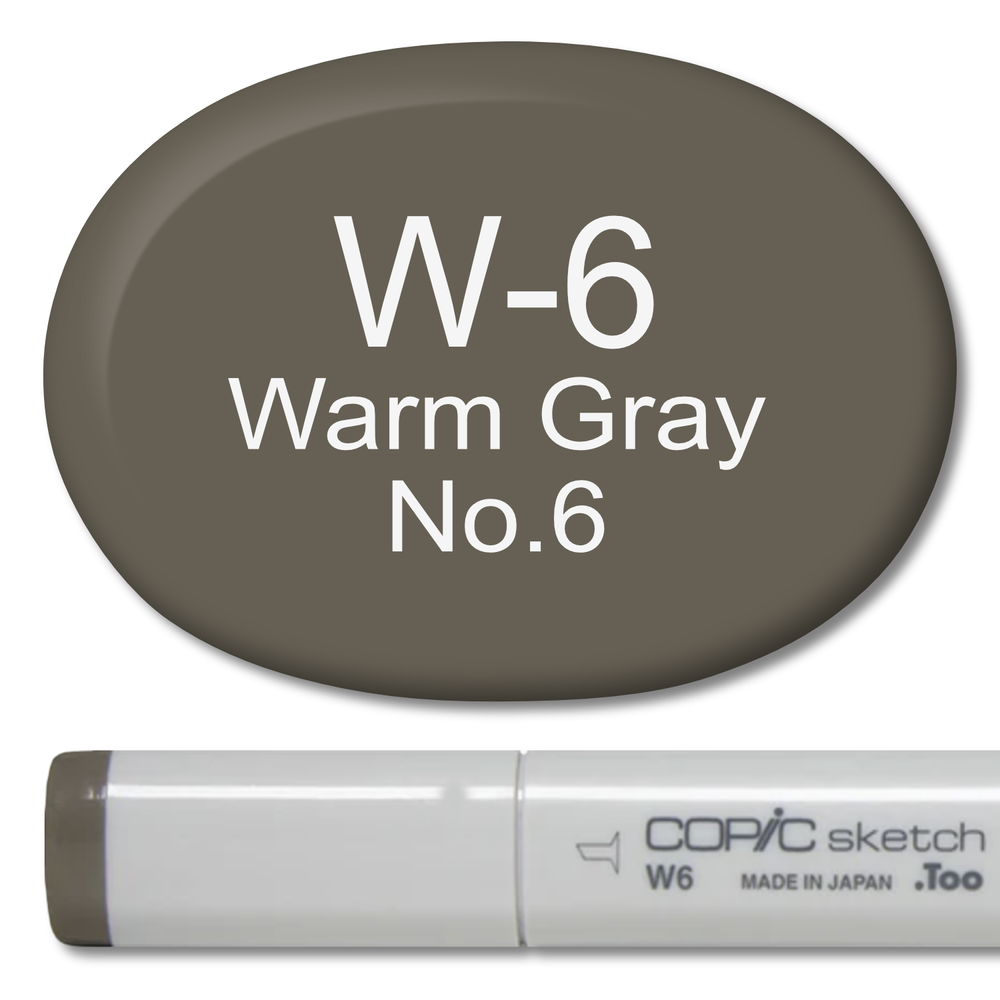 W6 - Copic Sketch Marker Warm Gray — Violeta Ink