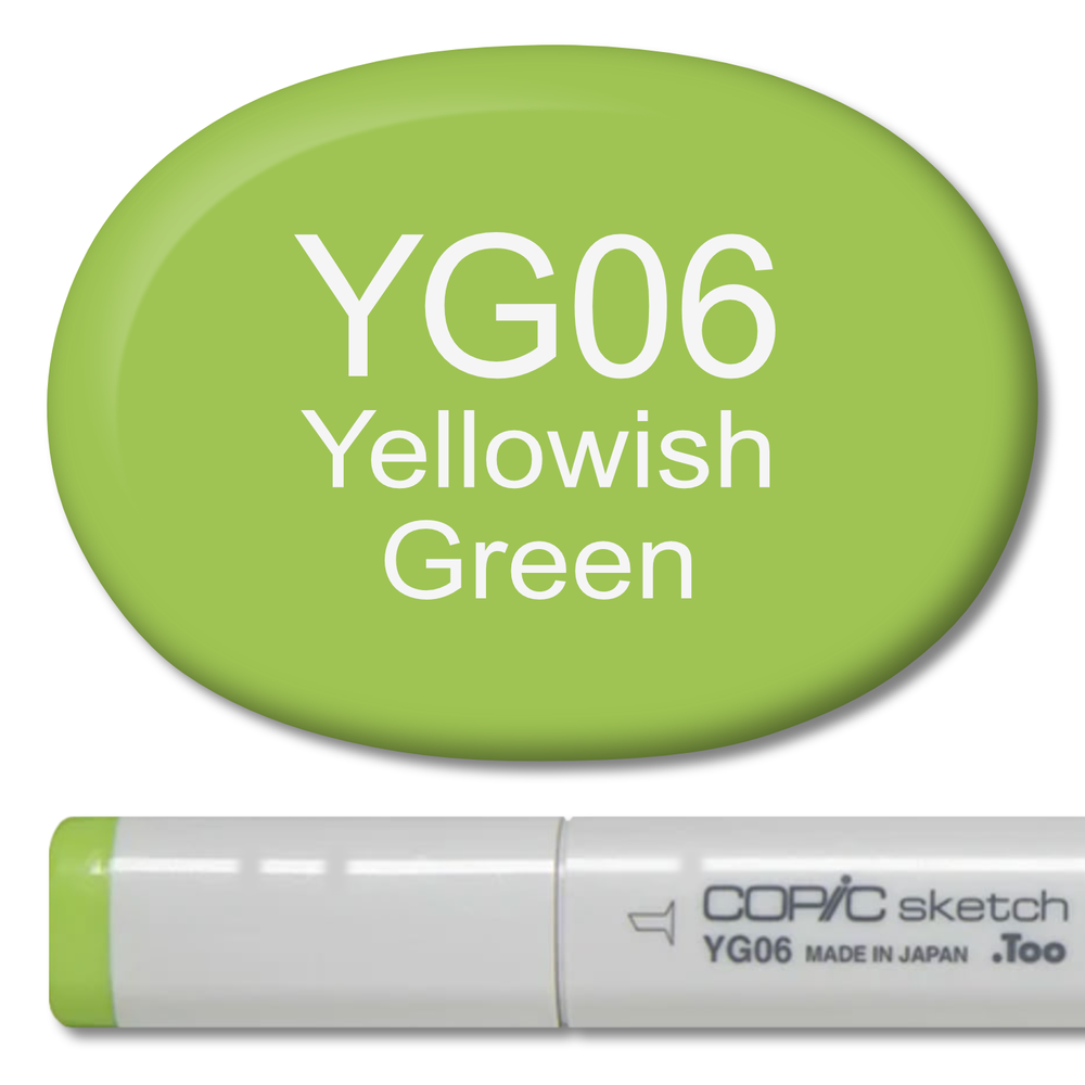 YG06 - Copic Sketch Marker Yellowish Green — Violeta Ink