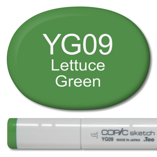 Copic Ciao Green Copic Markers YG09 Copic Sketch Marker Lettuce