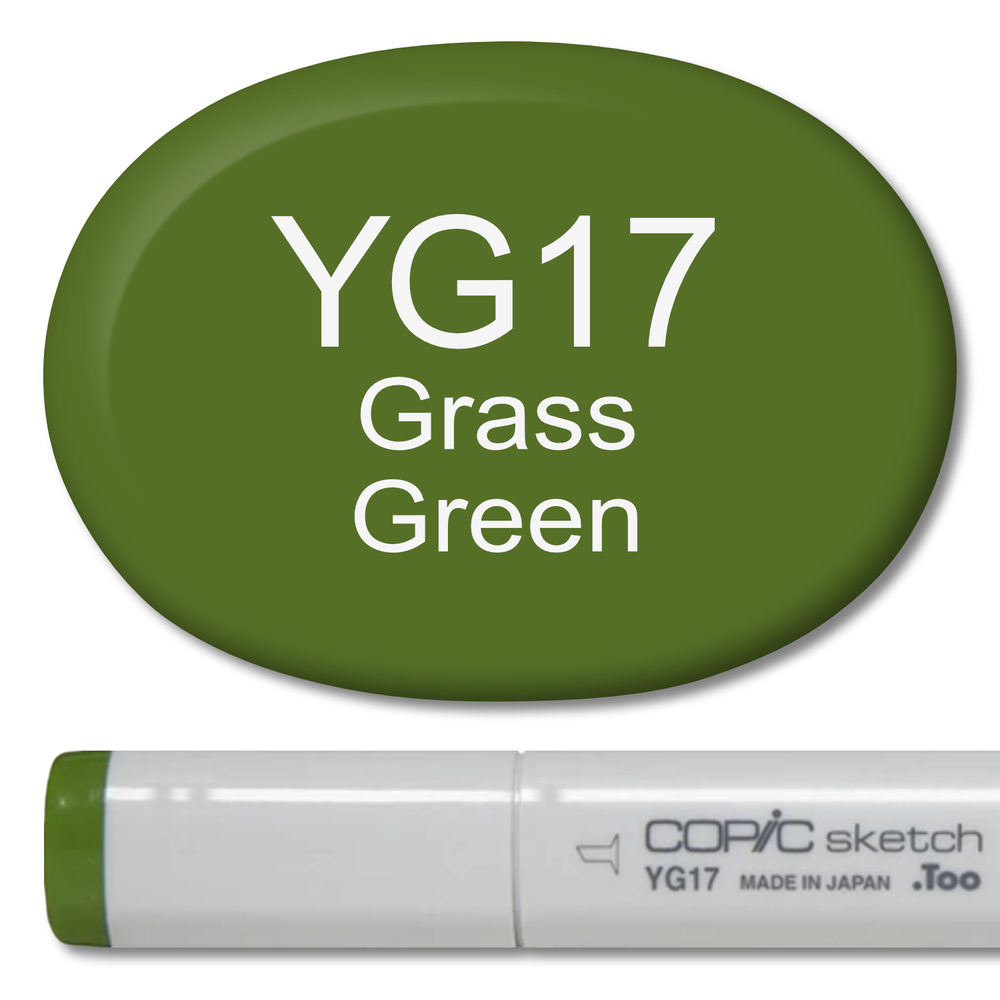YG17 - Copic Sketch Marker Grass Green — Violeta Ink