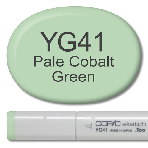 YG41 - Copic Sketch Marker Pale Cobalt Green — Violeta Ink
