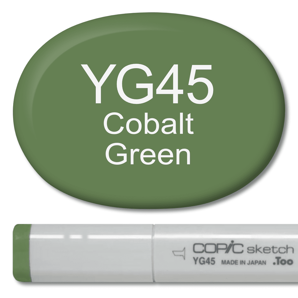 YG45 - Copic Sketch Marker Cobalt Green — Violeta Ink