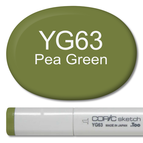 YG63 - Copic Sketch Marker Pea Green — Violeta Ink