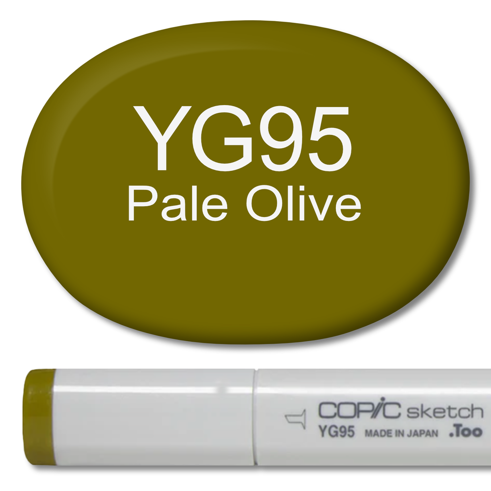 YG95 - Copic Sketch Marker Pale Olive — Violeta Ink