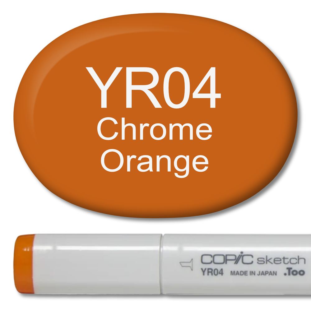 YR04 - Copic Sketch Marker Chrome Orange — Violeta Ink