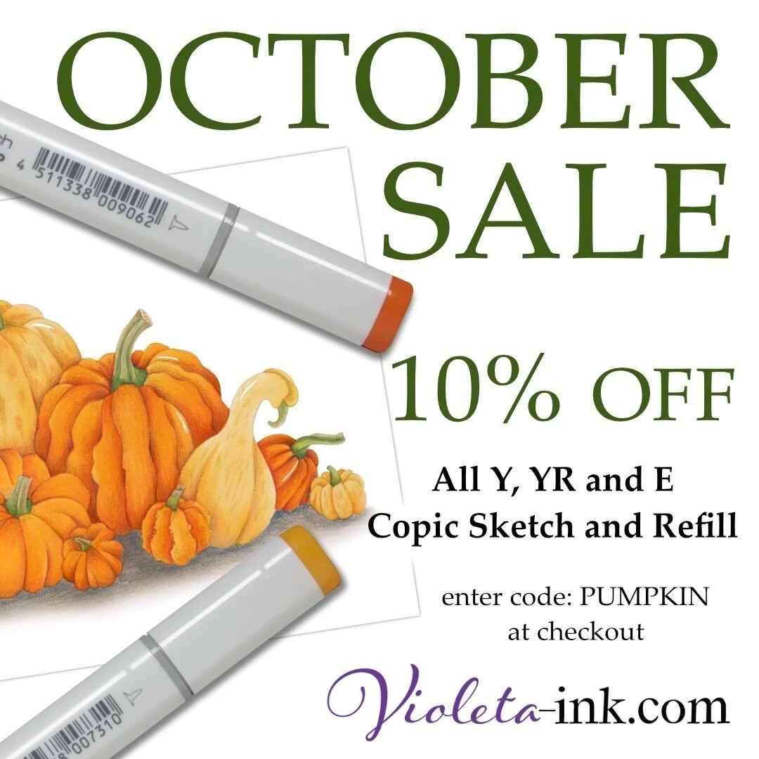 October Sale has 3 Copic families to choose from #copic #copicart #copicmarker