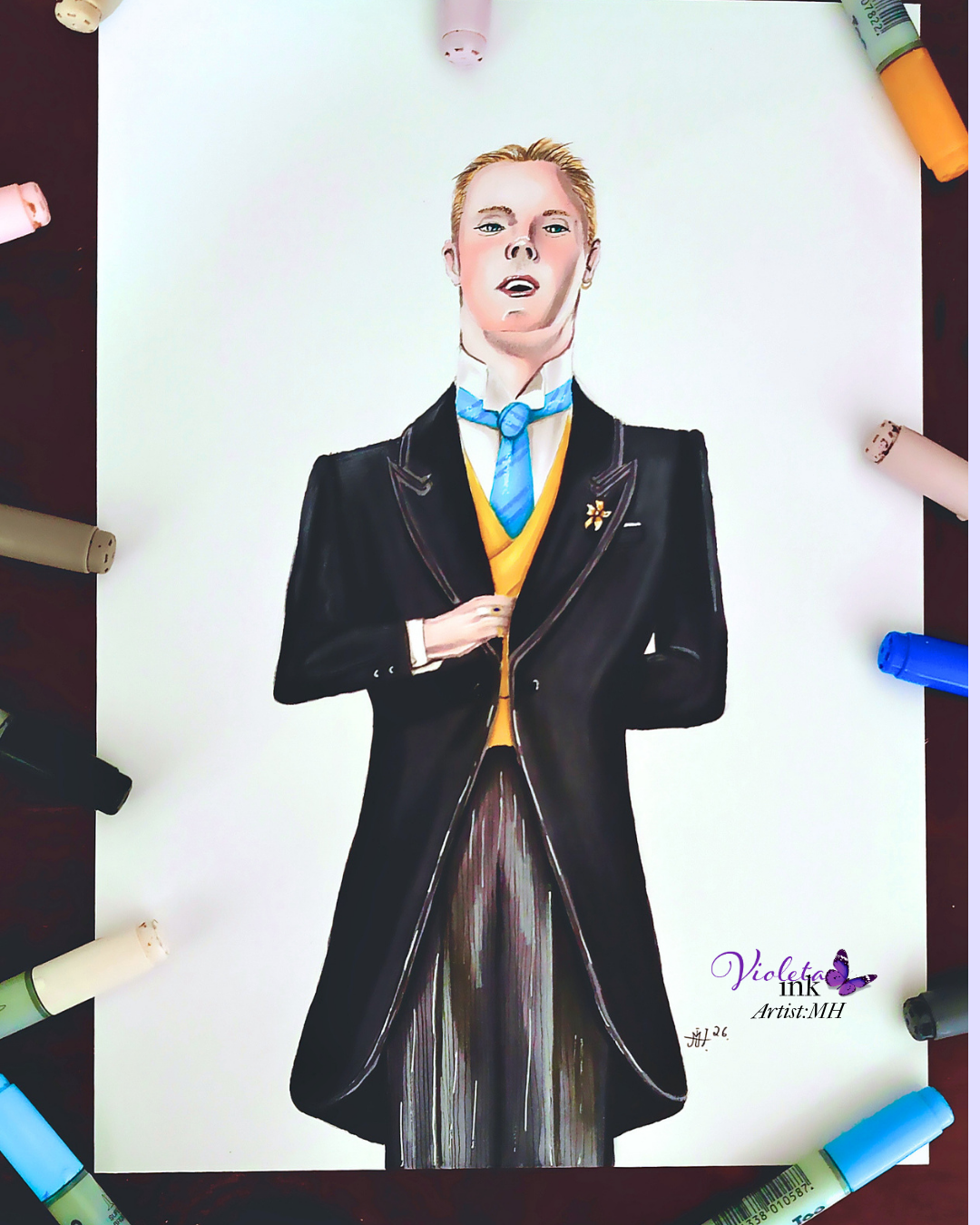 Morning Suit Drawing