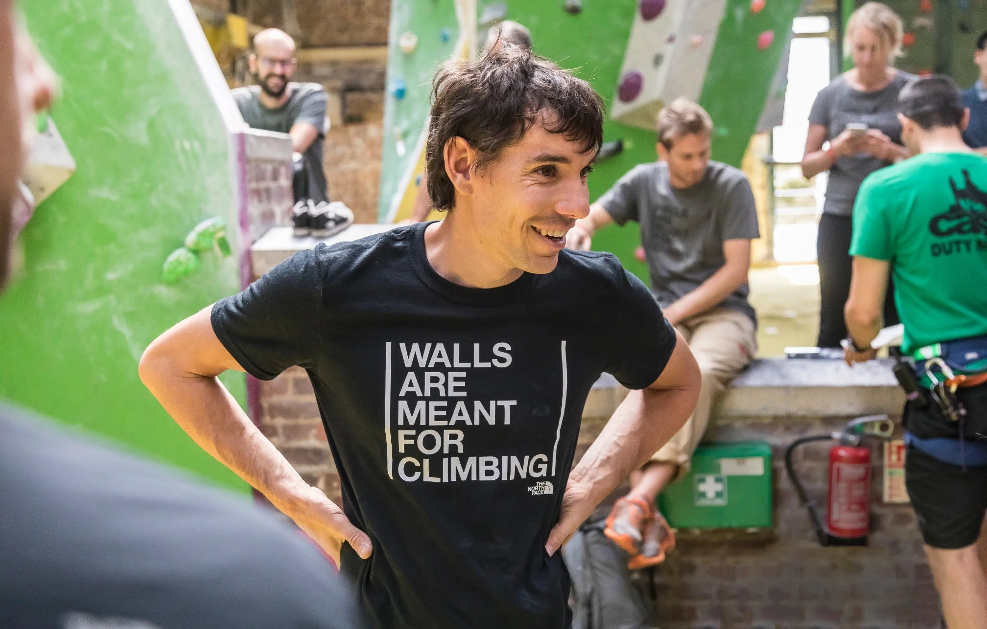 walls are meant for climbing t shirt