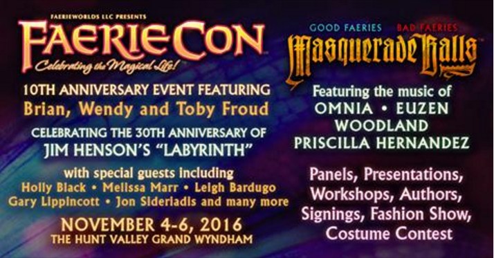 My FaerieCon schedule!