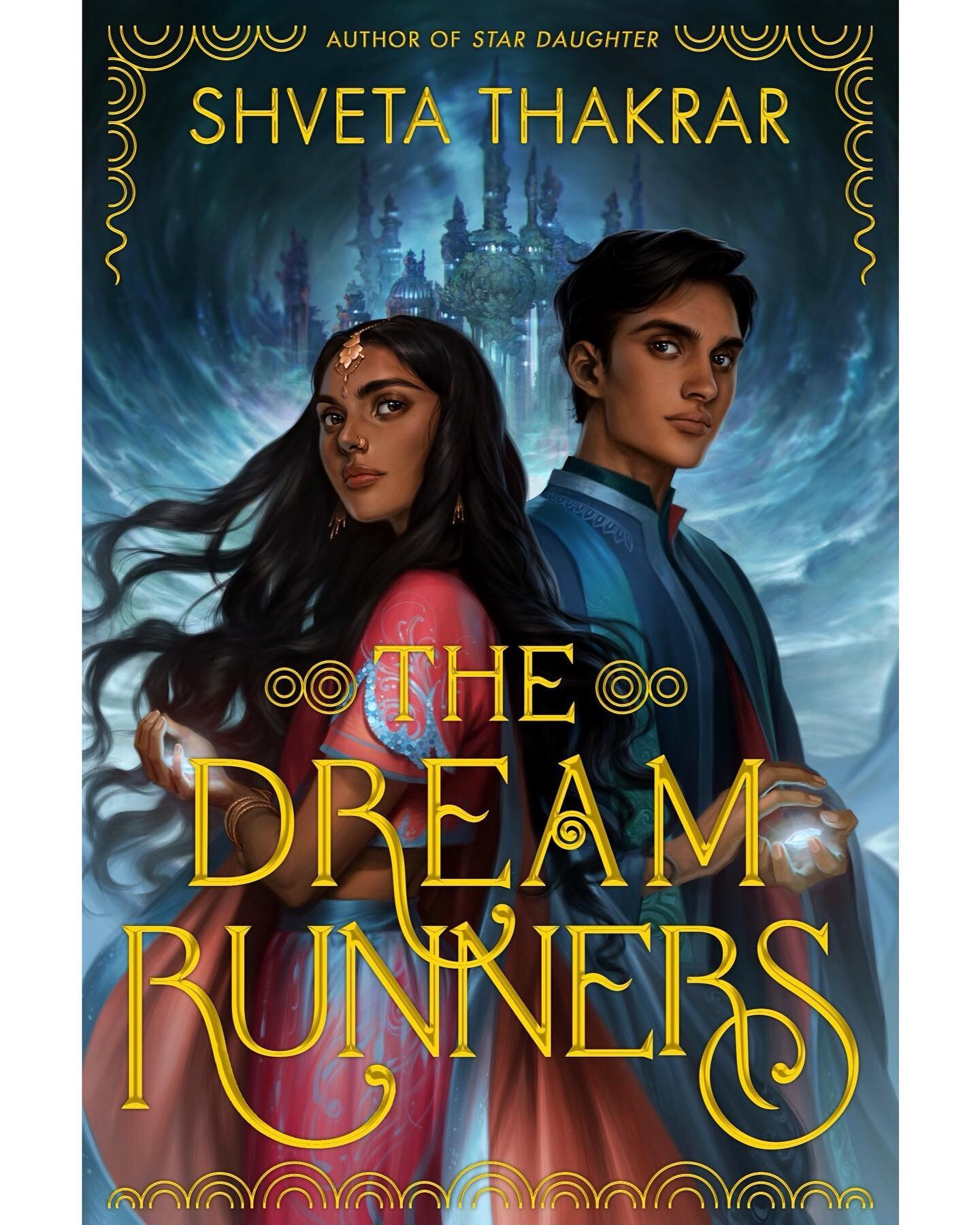 Book title and cover reveal time!!! (And it&rsquo;s STAR DAUGHTER&rsquo;s one-year anniversary, too.)

Everyone, get ready for THE DREAM RUNNERS (another standalone!), out 28 June 2022! (Gorgeous art by @charliebowater; amazing design by Corina Lupp.