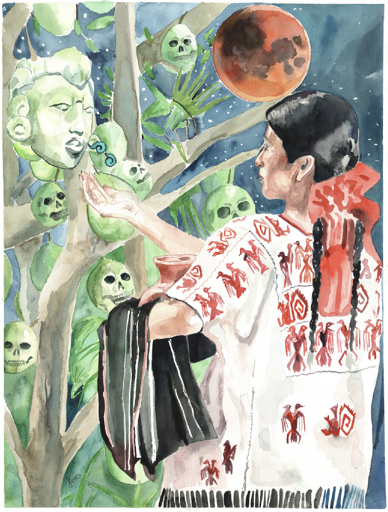 Blood Moon Woman 