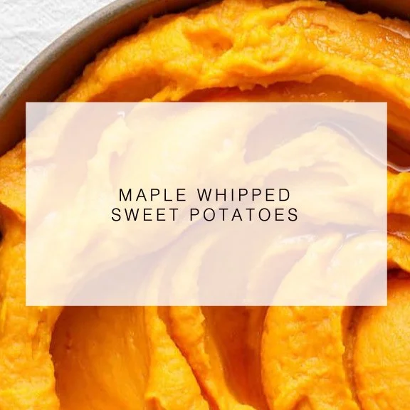 Maple Whipped Sweet Potatoes