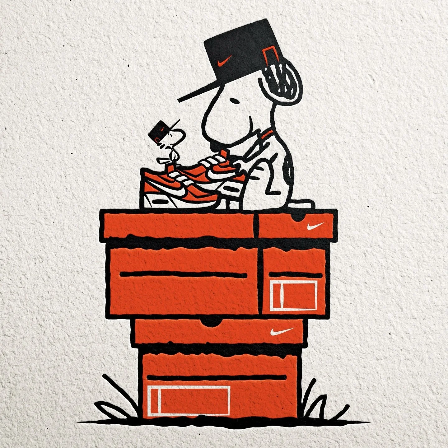 Quick little illo to finish the day.
Anyone else remember getting their first Air Max?

#Snoopy #Nike #Graphicdesign #Fontstyle #Vectorillustration #Vectordesign #Designinspiration #Logoinspirations #Illustration #Vector #Adobeillustrator #Illustrato