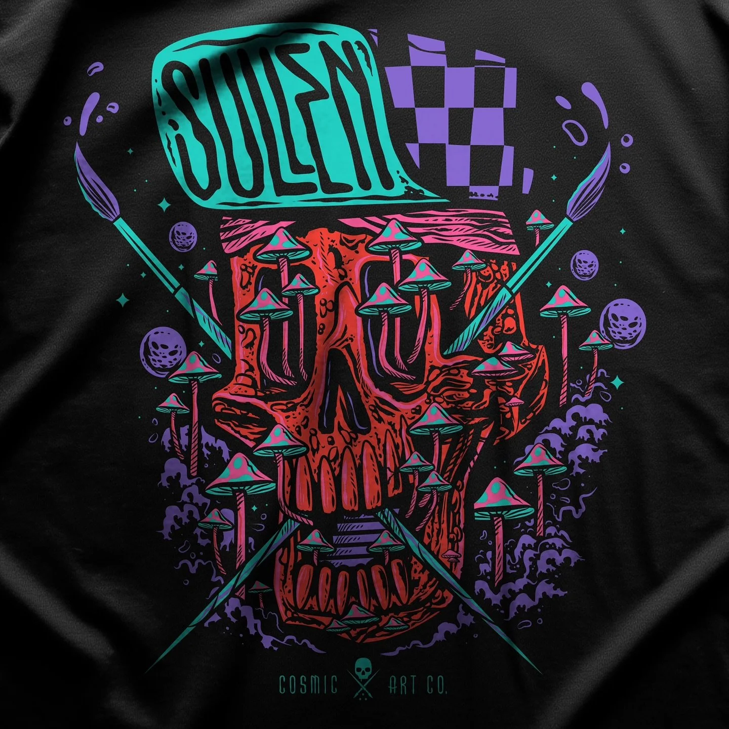 T-shirt design for @sullenclothing as part of their fungai capsule release.
There are still a couple available from their online store.
As always, huge thanks to @colorcrimes for the opportunity.

#Sullen #Shroom #SullenArtCollective #SullenClothing 