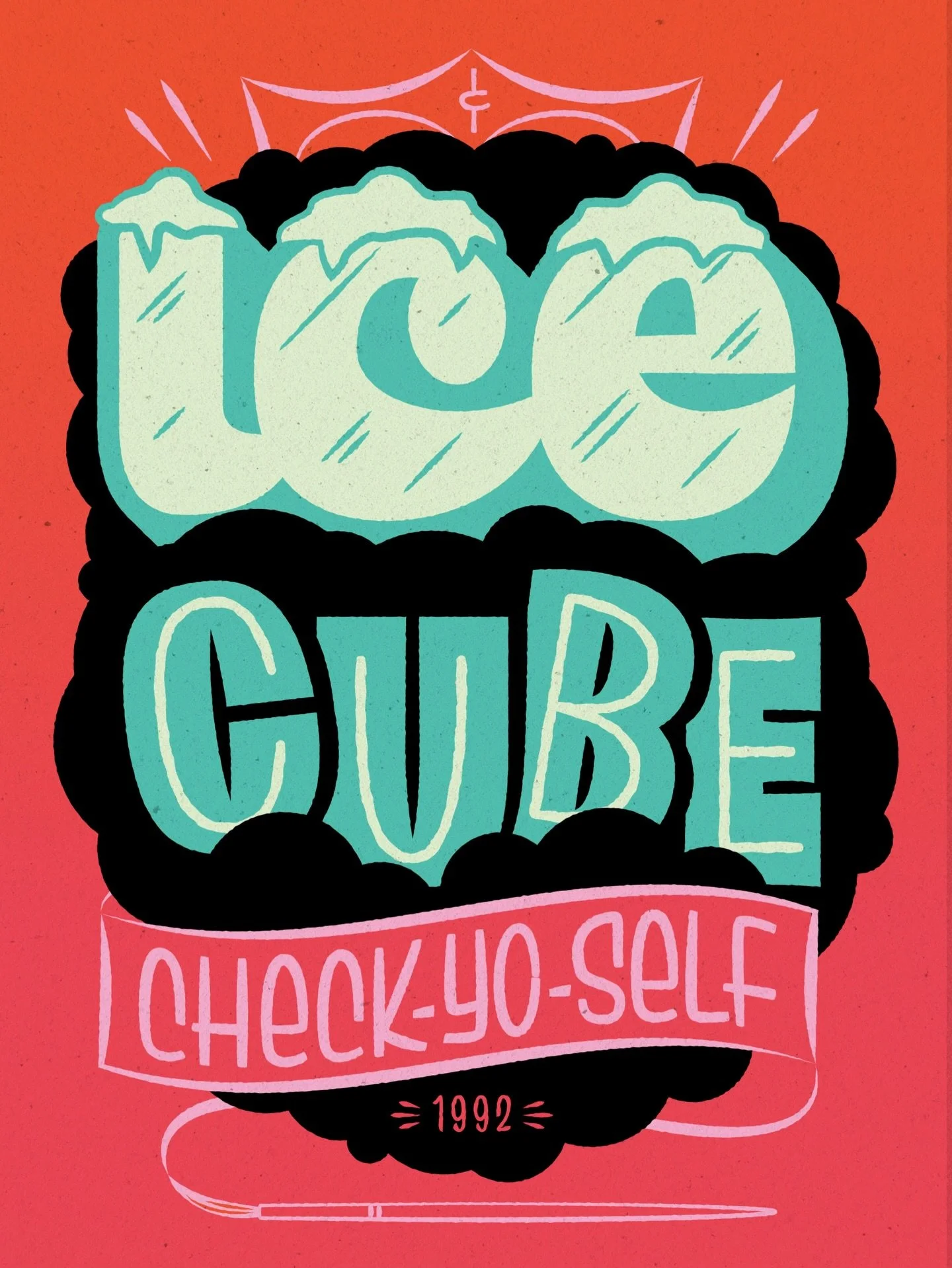 Happy Friday Y&rsquo;all. Thought I&rsquo;d finish the week with a bit of custom type.

#Font #customtypography #IceCube #Adobe #DistressedUnrest
