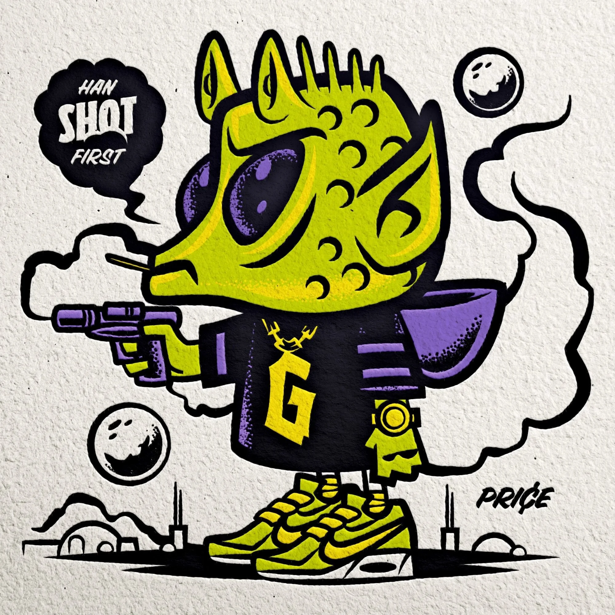 Happy May 4th y&rsquo;all!!!

Han Shot First!!&hellip;Justice for Greedo

#starwars #maythe4thbewithyou #Greedo #Mascot